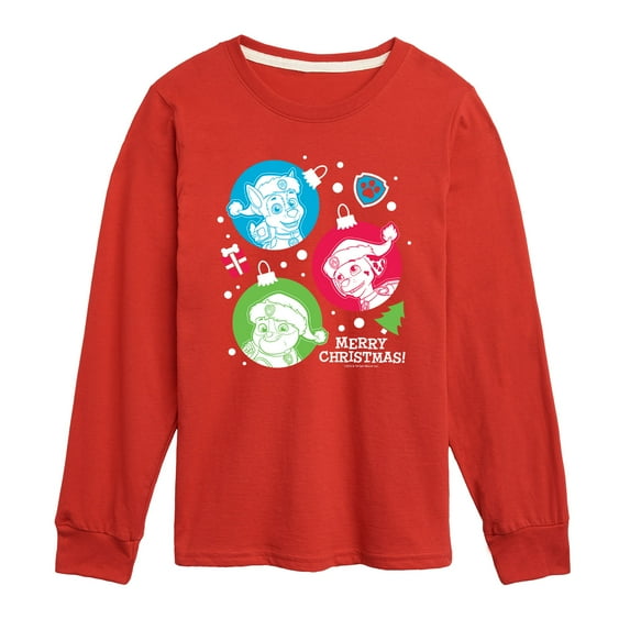 Paw Patrol - Pup Ornaments - Toddler And Youth Long Sleeve Graphic T-Shirt
