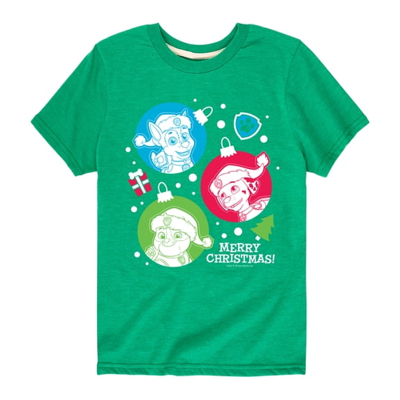 Paw Patrol - Pup Ornaments - Toddler And Youth Short Sleeve Graphic T-Shirt