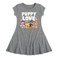 thumbnail image 1 of Paw Patrol - Puppy Luv - Toddler And Youth Girls Fit And Flare Dress, 1 of 1