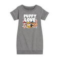 thumbnail image 1 of Paw Patrol - Puppy Luv - Toddler And Youth Girls Fleece Dress, 1 of 1