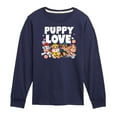 thumbnail image 1 of Paw Patrol - Puppy Luv - Toddler And Youth Long Sleeve Graphic T-Shirt, 1 of 6