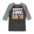 thumbnail image 1 of Paw Patrol - Puppy Luv - Toddler And Youth Raglan Graphic T-Shirt, 1 of 5