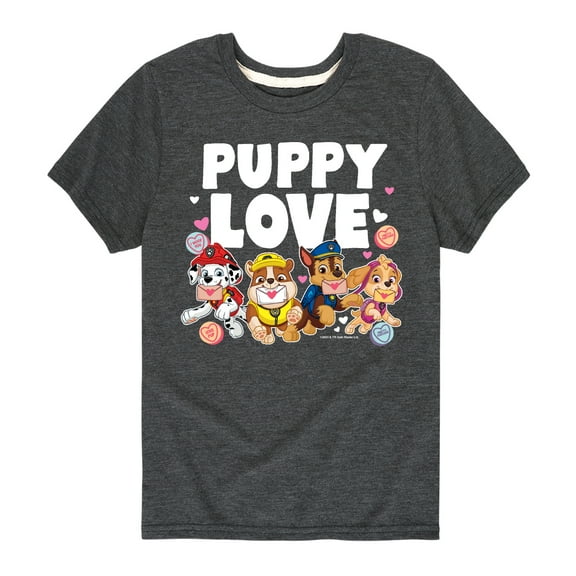 Paw Patrol - Puppy Luv - Toddler And Youth Short Sleeve Graphic T-Shirt
