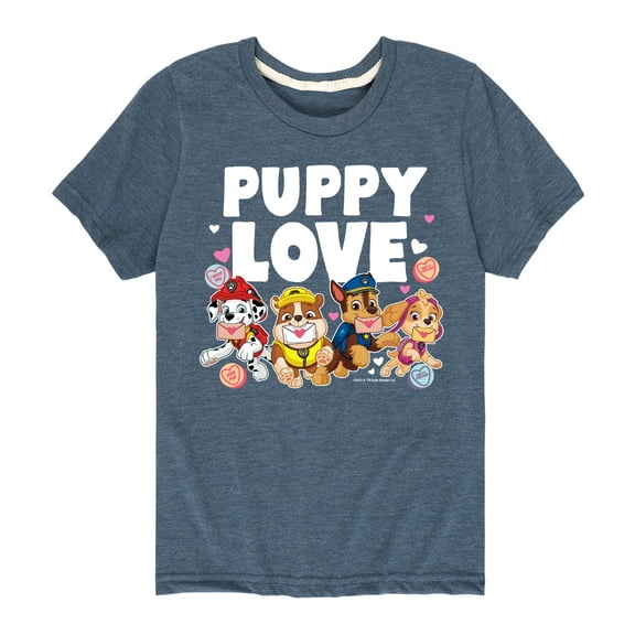 Paw Patrol - Puppy Luv - Toddler And Youth Short Sleeve Graphic T-Shirt