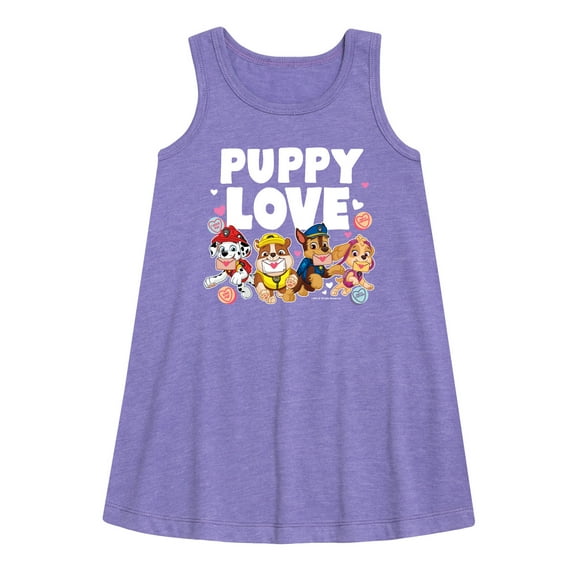 Paw Patrol - Puppy Luv - Toddler and Youth Girls A-line Dress
