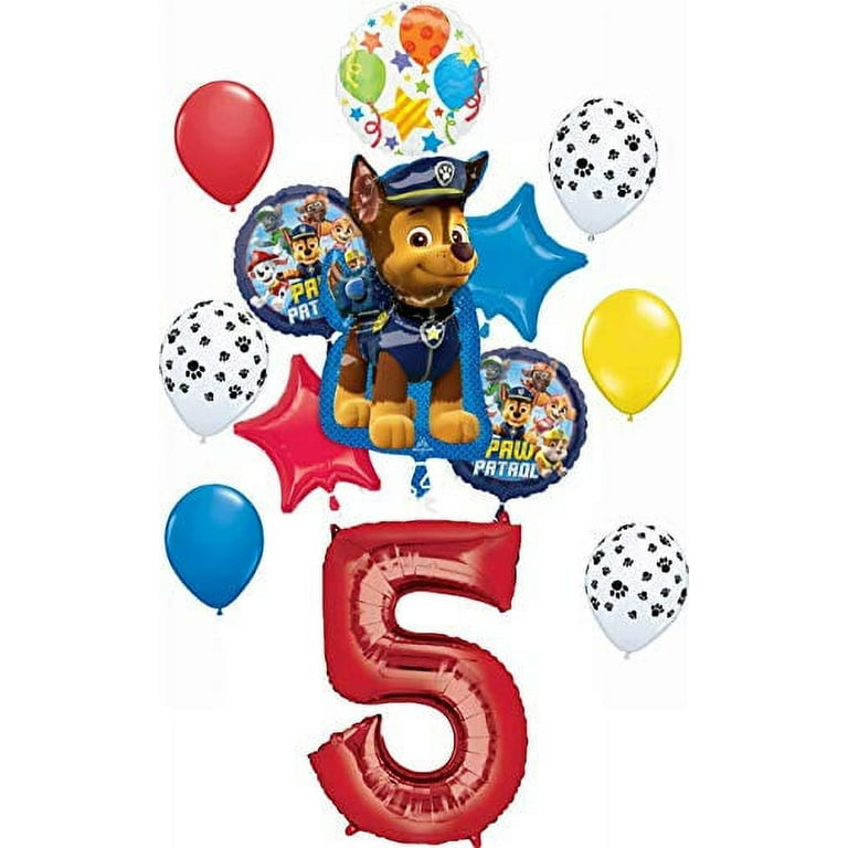  Chase and Friends 4th Birthday 14 pc Balloon Bouquet Decorations  : Toys & Games