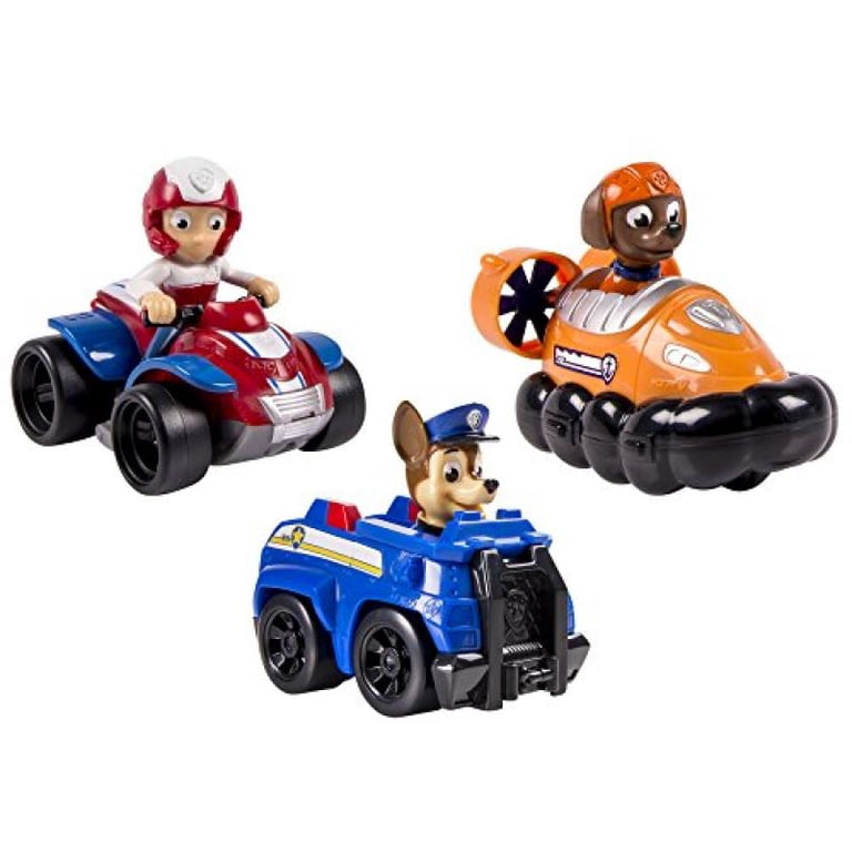 Walmart Paw Patrol Racers 3-Pack Set, Chase, Zuma, Ryder