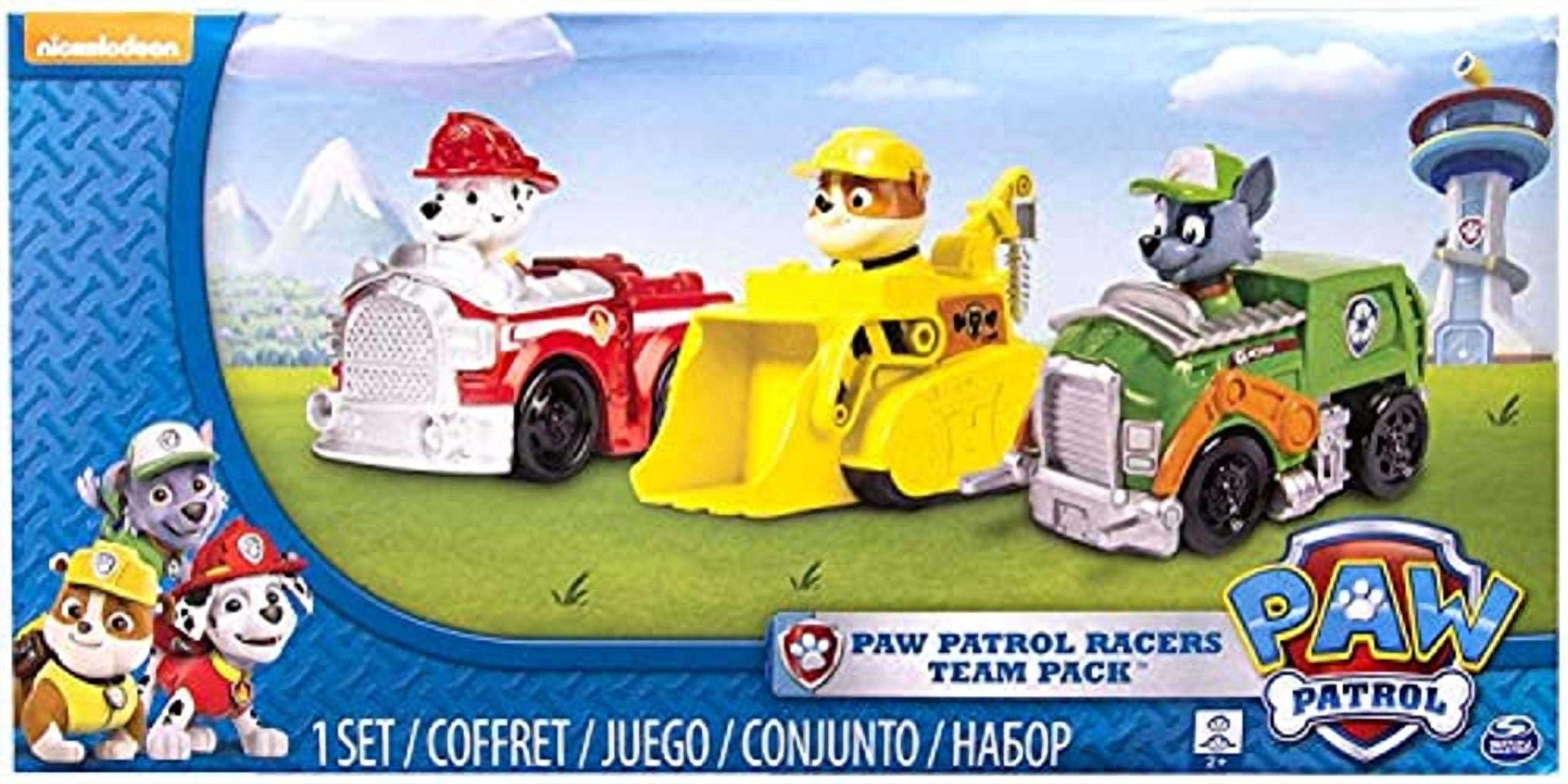 Vehículos Paw Patrol Lanzamiento Pack Triple Coches De Juguete Paw Patrol - Chase, Marshal Y Skye, Con Función De Propulsión, Para Niños A Partir De 3 Años Juguetes Niños 3 Años