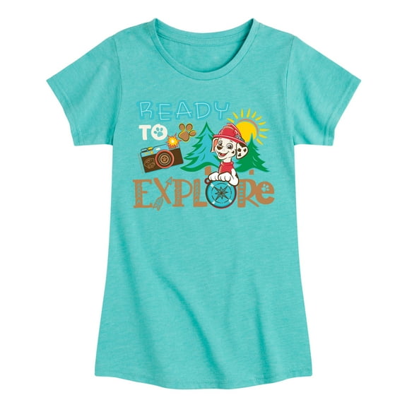 Paw Patrol - Ready To Explore - Toddler And Youth Girls Short Sleeve Graphic T-Shirt