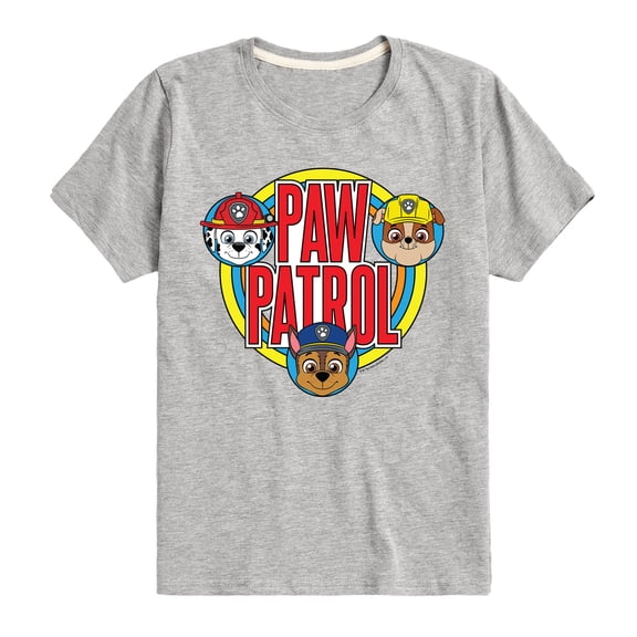 Paw Patrol - Retro Pups - Toddler And Youth Short Sleeve Graphic T-Shirt