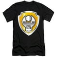 thumbnail image 1 of Paw Patrol Rubble Badge Unisex Adult Canvas Brand T Shirt, 1 of 2