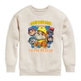thumbnail image 1 of Paw Patrol - Rubble & Crew - Construction Crew to the Rescue - Toddler & Youth Crewneck Fleece Sweatshirt, 1 of 6