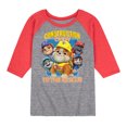 thumbnail image 1 of Paw Patrol - Rubble & Crew - Construction Crew to the Rescue - Toddler & Youth Raglan Graphic T-Shirt, 1 of 7