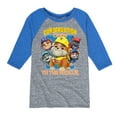 thumbnail image 1 of Paw Patrol - Rubble & Crew - Construction Crew to the Rescue - Toddler & Youth Raglan Graphic T-Shirt, 1 of 5