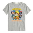 thumbnail image 1 of Paw Patrol - Rubble & Crew - Construction Crew to the Rescue - Toddler & Youth Short Sleeve Graphic T-Shirt, 1 of 6