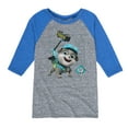 thumbnail image 1 of Paw Patrol - Rubble & Crew - Motor Working - Toddler & Youth Raglan Graphic T-Shirt, 1 of 5
