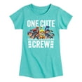 thumbnail image 1 of Paw Patrol - Rubble & Crew - One Cute Crew - Toddler & Youth Girls Short Sleeve Graphic T-Shirt, 1 of 6