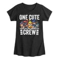 thumbnail image 1 of Paw Patrol - Rubble & Crew - One Cute Crew - Toddler & Youth Girls Short Sleeve Graphic T-Shirt, 1 of 6