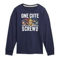 thumbnail image 1 of Paw Patrol - Rubble & Crew - One Cute Crew - Toddler & Youth Long Sleeve Graphic T-Shirt, 1 of 6