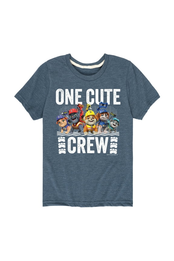 - Rubble & Crew - One Cute Crew - Toddler & Youth Short Sleeve Graphic T-Shirt