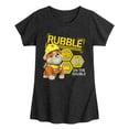thumbnail image 1 of Paw Patrol - Rubble & Crew - Rubble On the Double - Toddler & Youth Girls Short Sleeve Graphic T-Shirt, 1 of 6