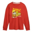 thumbnail image 1 of Paw Patrol - Rubble & Crew - Rubble On the Double - Toddler & Youth Long Sleeve Graphic T-Shirt, 1 of 6
