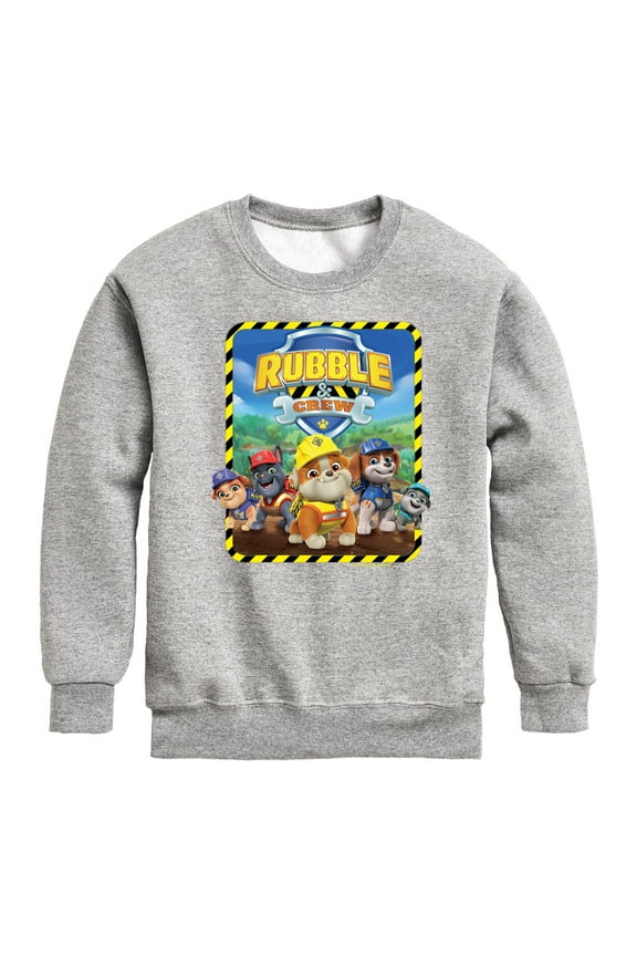 - Rubble & Crew - Toddler & Youth Crewneck Fleece Sweatshirt