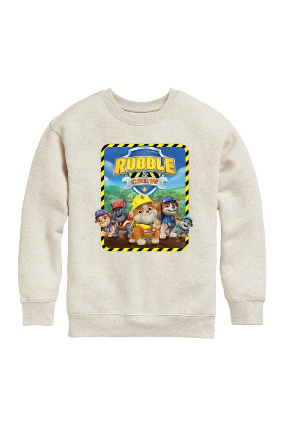 - Rubble & Crew - Toddler & Youth Crewneck Fleece Sweatshirt