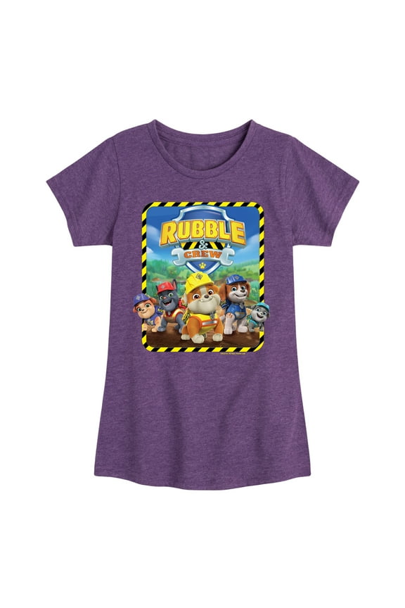 - Rubble & Crew - Toddler & Youth Girls Short Sleeve Graphic T-Shirt