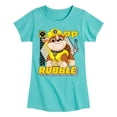 thumbnail image 1 of Paw Patrol - Rubble Graphic - Toddler & Youth Girls Short Sleeve Graphic T-Shirt, 1 of 6