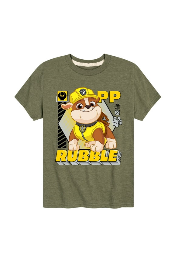 - Rubble Graphic - Toddler & Youth Short Sleeve Graphic T-Shirt