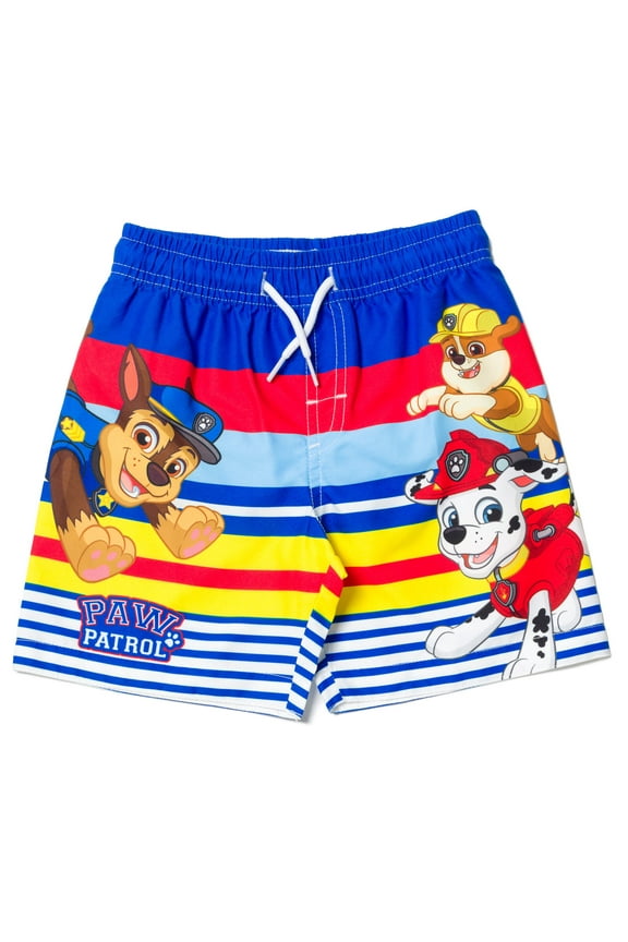 Rubble Marshall Chase Toddler Boys Swim Trunks Multicolor 5T