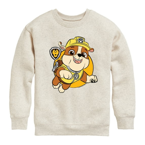 Paw Patrol - Rubble Sketch - Toddler & Youth Crewneck Fleece Sweatshirt