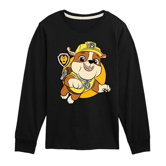 Paw Patrol - Rubble Sketch - Toddler & Youth Long Sleeve Graphic T-Shirt