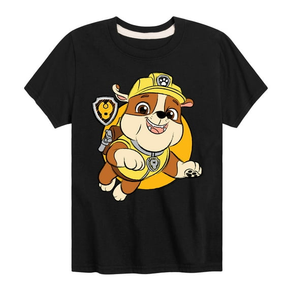 Paw Patrol - Rubble Sketch - Toddler & Youth Short Sleeve Graphic T-Shirt