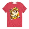 thumbnail image 1 of Paw Patrol - Rubble Sketch - Toddler & Youth Short Sleeve Graphic T-Shirt, 1 of 6