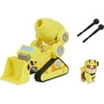 thumbnail image 1 of Paw Patrol Rubble's Deluxe Transforming Play Vehicles with Collectible Action Figure, Yellow, 1 of 8