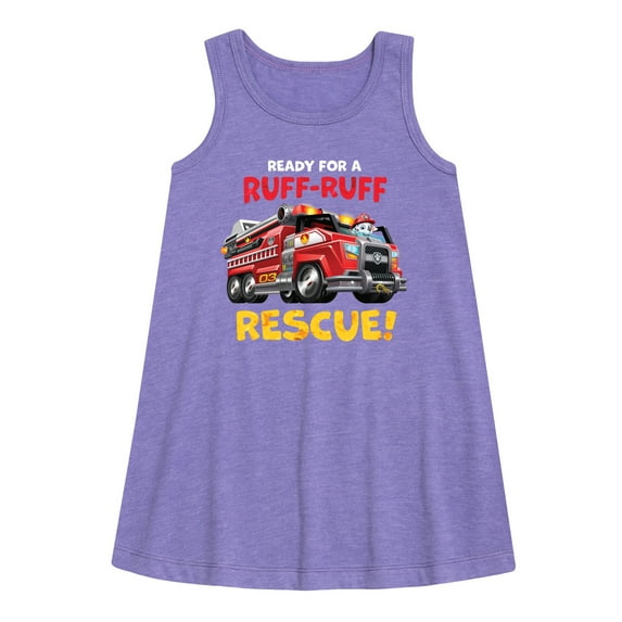 Paw Patrol - Ruff Ruff Rescue - Toddler and Youth Girls A-line Dress