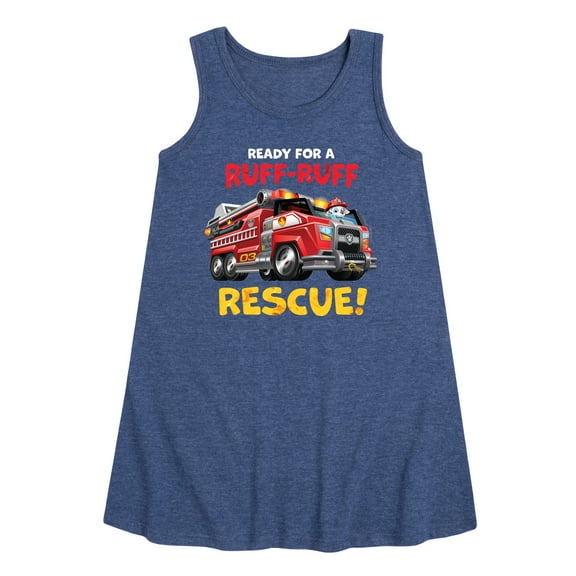 Paw Patrol - Ruff Ruff Rescue - Toddler and Youth Girls A-line Dress