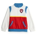 thumbnail image 1 of Paw Patrol Ryder Fleece Cosplay Half Zip Sweatshirt Colorblock Toddler to Big Kid, 1 of 5