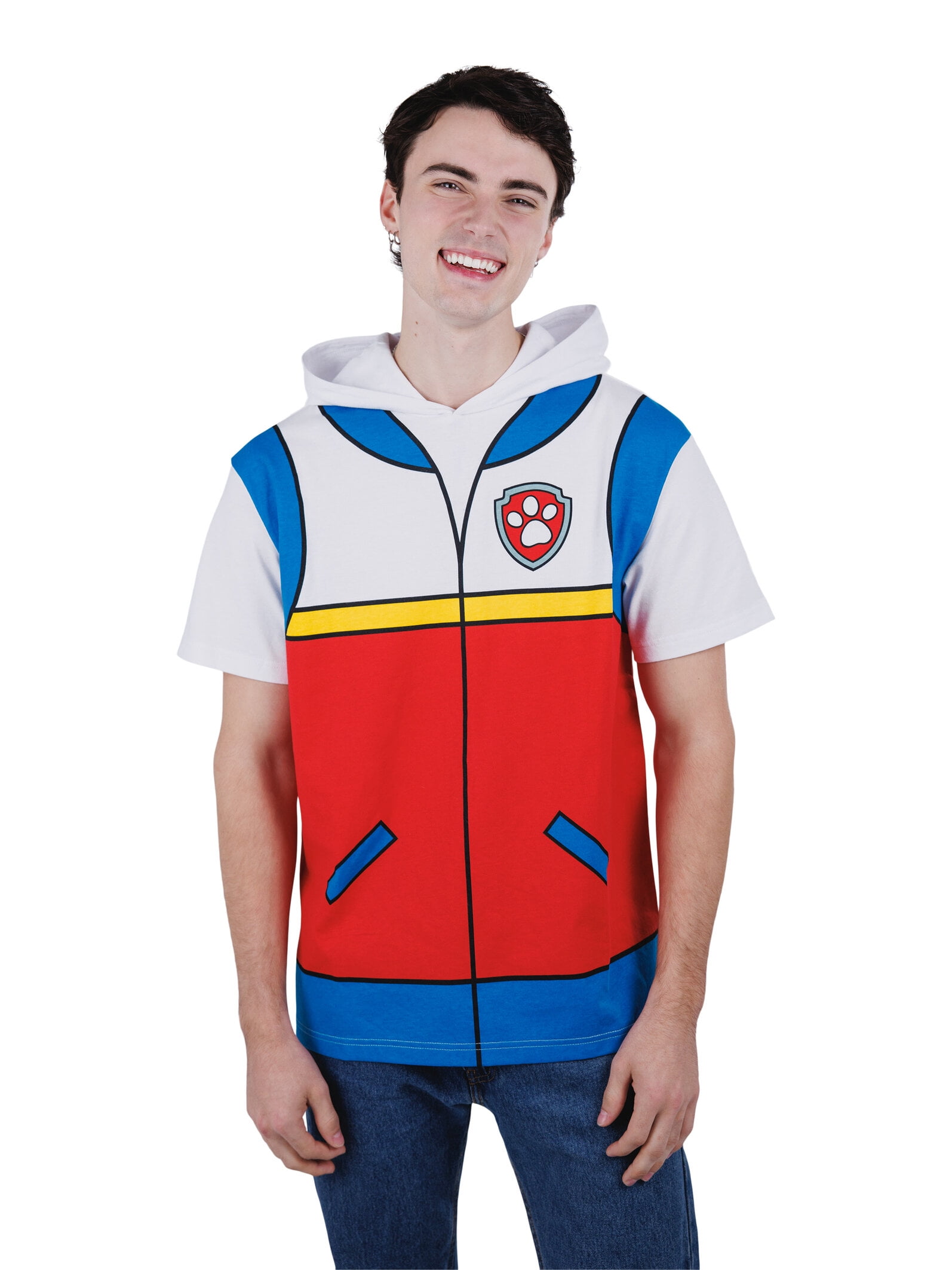 Paw Patrol Maglietta Chase Distintivo Adulto Unisex