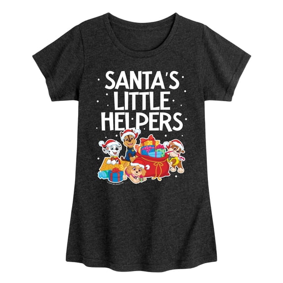 Paw Patrol - Santa's Little Helpers Fitted Short Sleeve Graphic T-Shirt