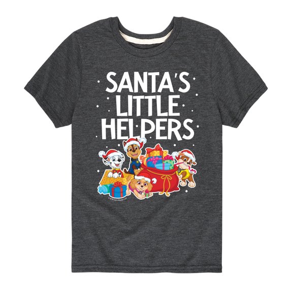 Paw Patrol - Santa's Little Helpers Short Sleeve Graphic T-Shirt