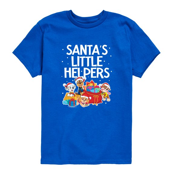 Paw Patrol - Santa's Little Helpers Toddler Short Sleeve Graphic T-Shirt