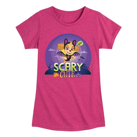 Paw Patrol - Scary Cute - Toddler And Youth Girls Short Sleeve Graphic T-Shirt