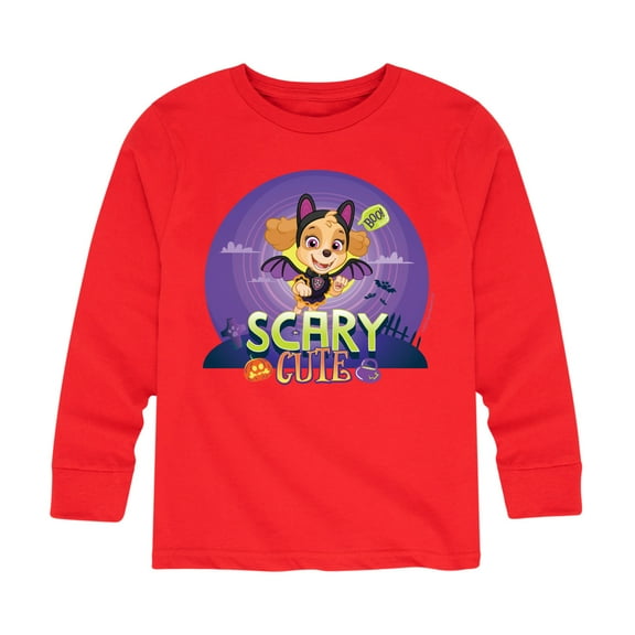 Paw Patrol - Scary Cute - Toddler And Youth Long Sleeve Graphic T-Shirt