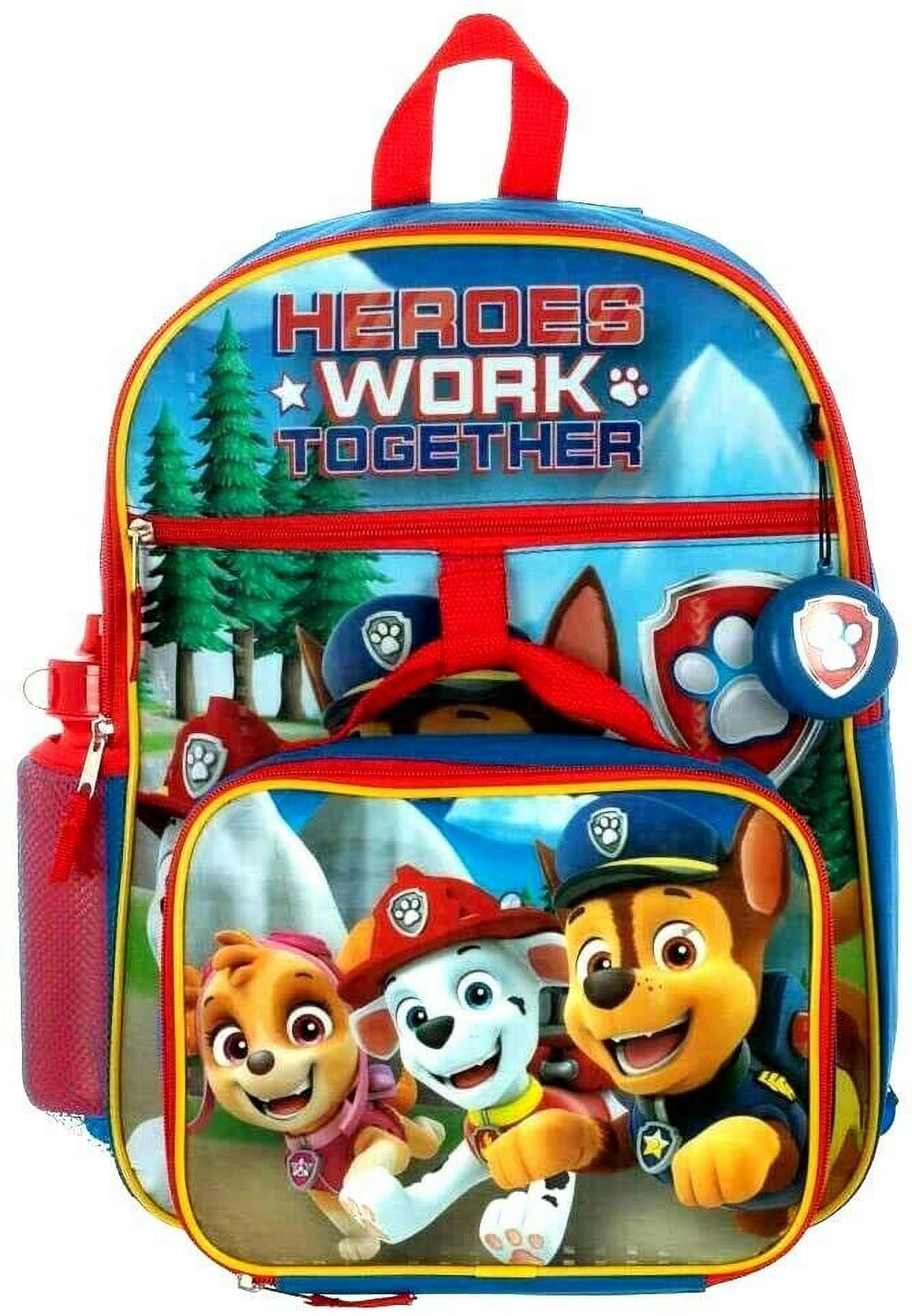 Paw patrol school online bag and lunch box