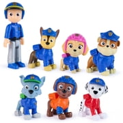 PAW Patrol Search & Rescue Team Pack with 7 Collectible Action Figures, Including Ryder & 6 PAW Patrol Pups, Kids Toys for Boys & Girls Ages 3 and Up