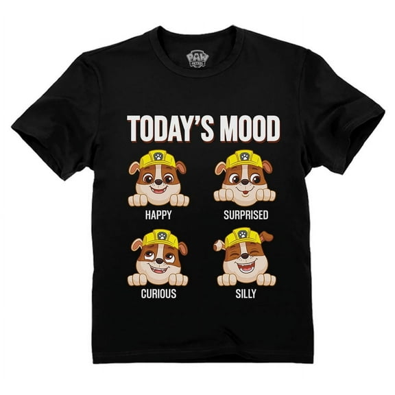 Paw Patrol Shirt Toddler Kids Chase Marshall Rubble Skye Nickelodeon Shirt Rubble Black 3T