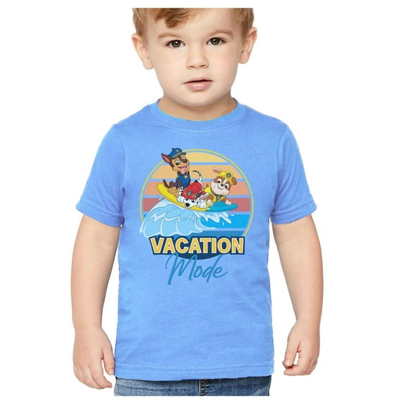Paw Patrol Shirt Toddler Summer Outfits for Boys Toddler Kids T-Shirt Boys Summer California Blue 2T